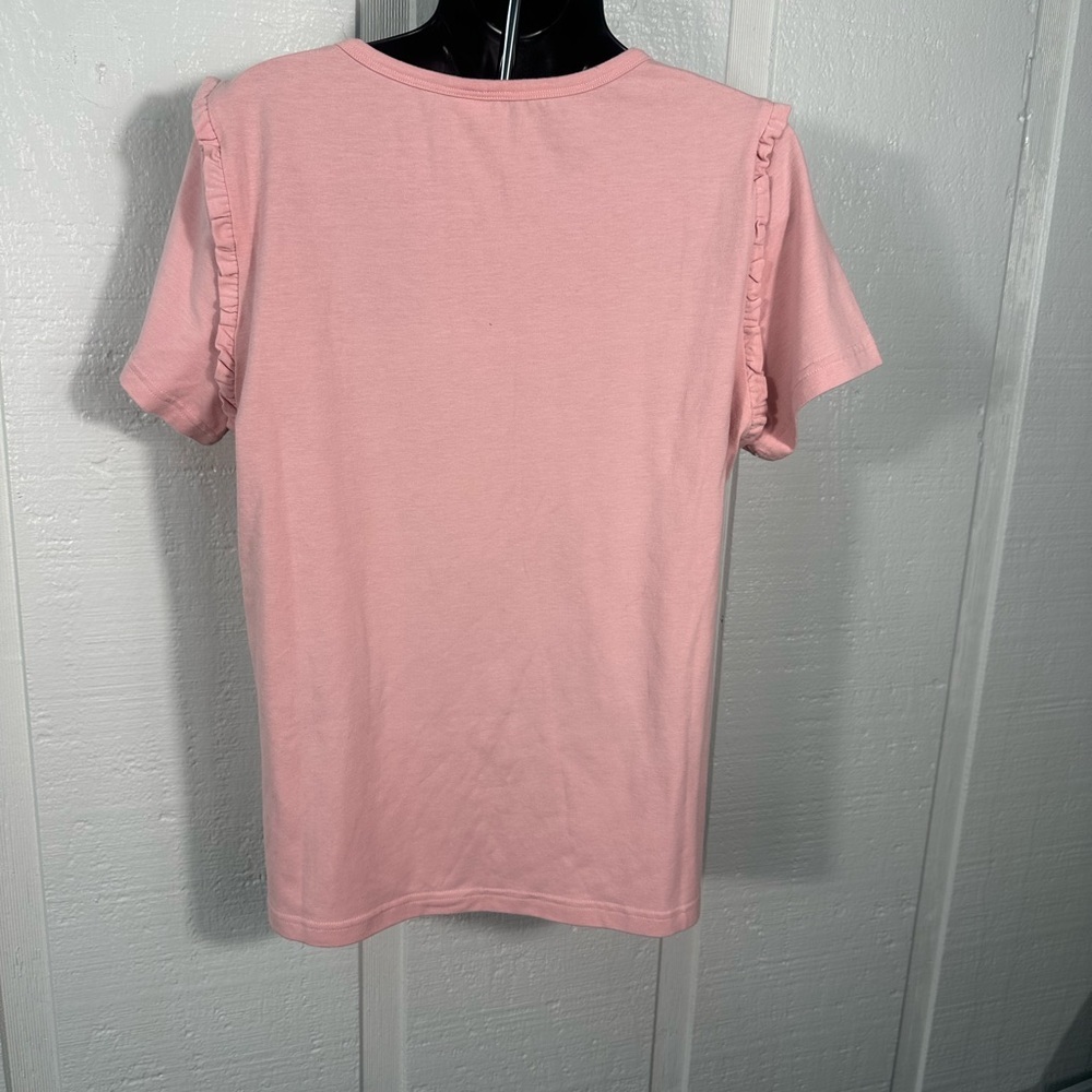 Journey Five Women’s Pink Short Sleeve Top Size XL EUC - Picture 5 of 7
